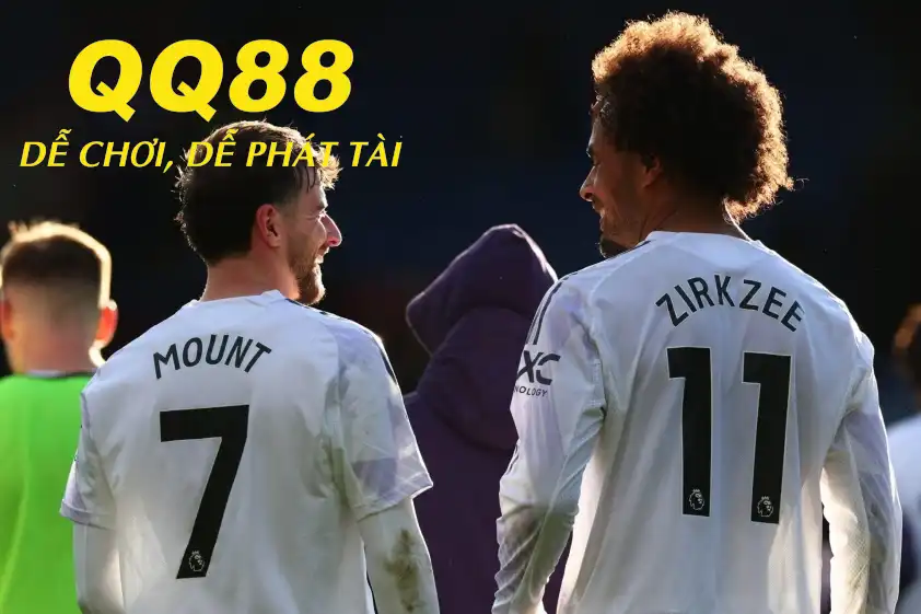 Joshua Zirkzee và Mason Mount đều lập công từ các pha đá phạt của Bruno Fernandes. (Ảnh: Goal) Joshua Zirkzee và Mason Mount đều lập công từ các pha đá phạt của Bruno Fernandes. (Ảnh: Goal)